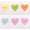 Candy Heart Valentine's Cards with Envelopes, 6 Colorful Designs (5 x 7 In, 12 Pack)